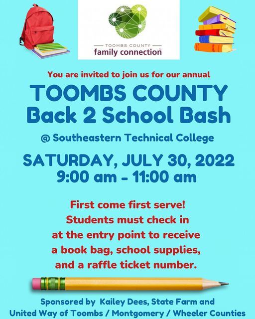 Back to School Bash_Toombs Family Connection