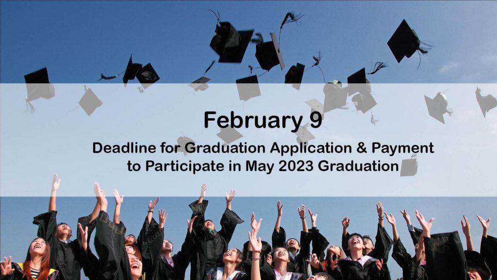 Graduation Payment Deadline