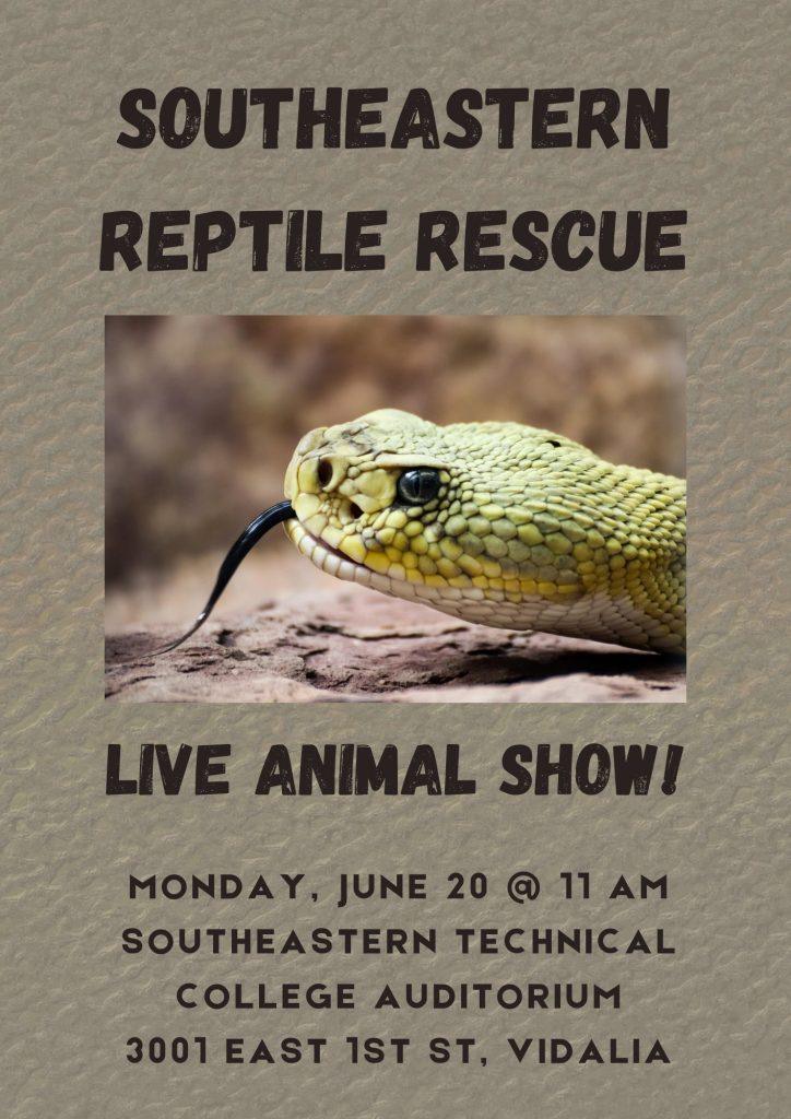 Ohoopee Library Reptile Show 2022