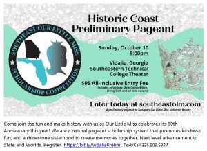 Auditorium_Historic Coast Preliminary Pageant Flier