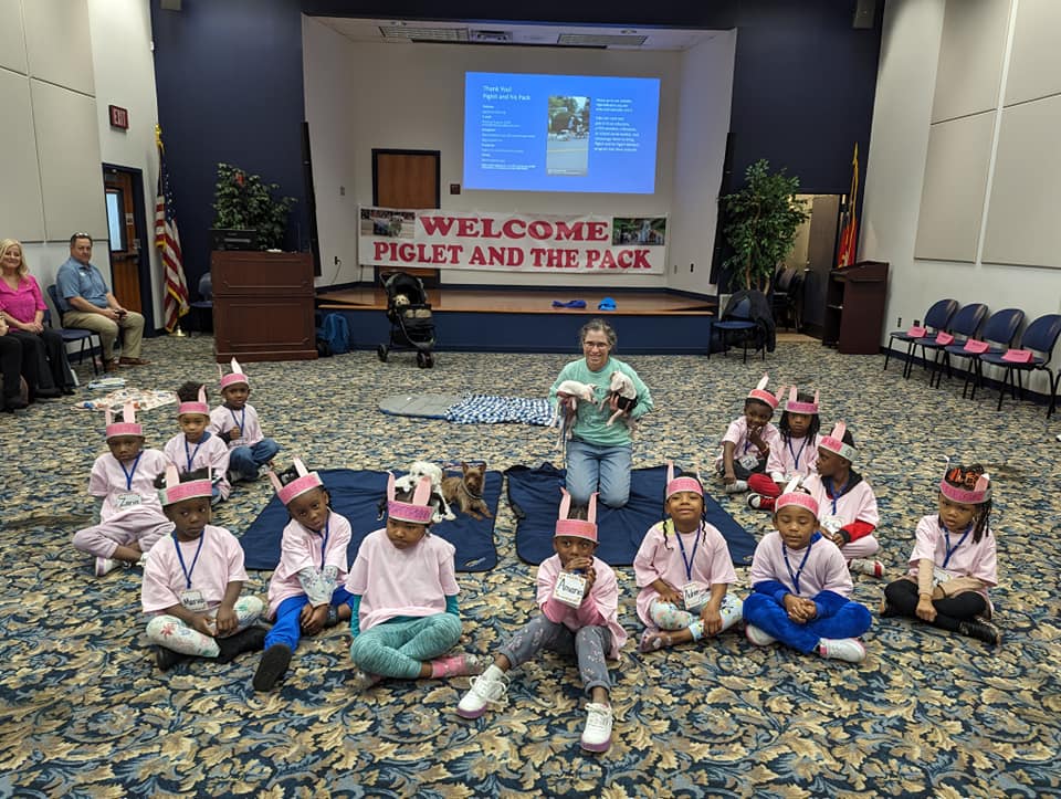 Piglet Teaches STC’s Early Childhood Class